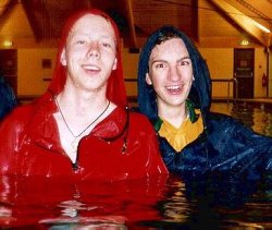 anorak pool red