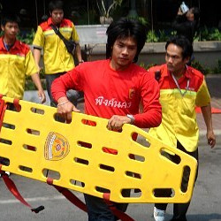 lifeguard beach anorak red yellow boracay